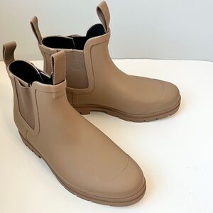 💐HP💐 Everlane The Rain Boot Tan Brown Ankle Boots NEW